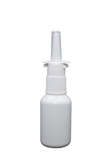 10-Pack 1 oz (30ml) Nasal Spray Bottle Mist Sprayer - Empty Refillable White Plastic Spray Bottles - Reusable Nasal Sprayer for Nasal Medications