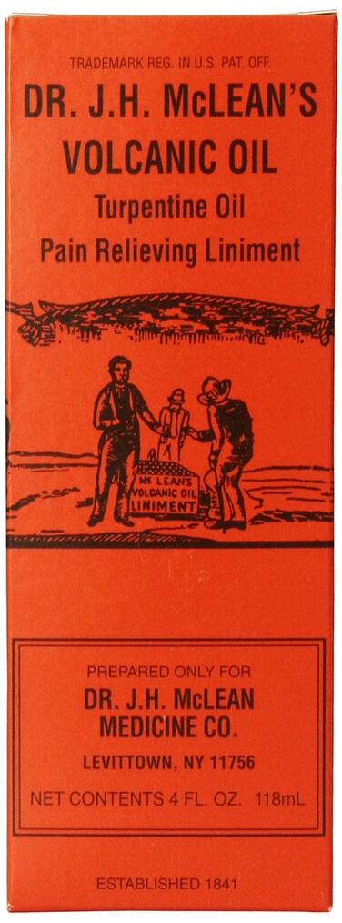 Dr. J.H. McLean's Volcanic Oil Pain Relieving Liniment , 4 Ounces