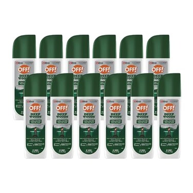 OFF! Deep Woods Insect Repellent VII Spritz, Bug Spray with Long Lasting Protection from Mosquitoes, 6 oz (Pack of 12)