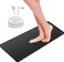 13" x 23.6" Grounding Mat Kit with 15ft Grounding Cord, Black Anti-Slip Rectangular Mat for Health, Sleep, Pets