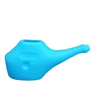 2activelife- Plastic Neti Pot for Nasal Cleansing (Blue)   Compact and Travel-Friendly Design   Natural Treatment for Sinus, Infection and Congestion, Blue
