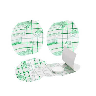 80 piece Waterproof Ear Covers Kids Bathing Ear Stickers Disposable Transparent Waterproof Ear Protector Anti-wear Shoe Sticker for Bathing and Other Water Sport or Foot Care