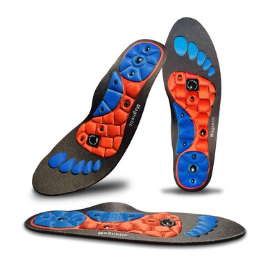 Acupressure Insoles for Men and Women - Helps Promote Blood Circulation and Relieve Fatigue Orthopedic Acupoint Massage Insoles with Magnetic Technology, Feet and Arch Support 4-7