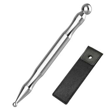 Acupuncture Pen - Stainless Steel Manual Acupuncture Pen - for Full-Body Deep Tissue Merdian Pain Relief &amp; Facial Massage
