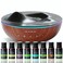 Aromatherapy Essential Oil Diffuser for Large Room with Essential Oils Kit, 500ml Ultrasonic Quiet Cool Mist Aroma Humidifier for Home, 8 Relaxing Sounds, White Noise, Timer, Waterless Auto-Off Safety