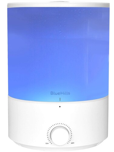 BlueHills Premium 4000 ml XL Essential Oil Diffuser 4L 4 Liter 70 Hour Run Humidifier Aromatherapy 1 Gallon Big Capacity High Mist Output for Large Room Home Mood Lights Long Run Diffuser White E401