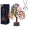 Chakra Tree, Crystals and Healing Stones, Gemstones and Crystals, Room Decor, Bonsai Tree - Chakra Stones, Tree of Life, Crystals for Beginners, Meditation, Good Luck Gifts, 7 Chakra, Desk Decor