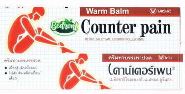 Counter Pain Warm Balm 30G for Massage and Relaxation, Sports Activity