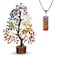 Crystals and Healing Stones, Chakra Tree of Life - Crystal Tree for Positive Energy - Seven Chakra Tree - 7 Chakra Tree, Money Tree, Feng Shui Decor, Chakra Stones, Premium Meditation Accessories