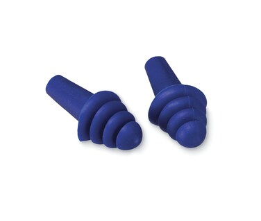 Delta Plus BD19291 Reusable Ear Plug, Blue, SNR 34, NRR 27, Pack of 100