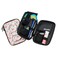 Diabetes Travel Case Hard Shell, Storage Organizer for Glucose Monitor Kit, Insulin Pen, Blood Sugar Test Strips, Syringe, Needles and Other Diabetic Care Supplies, Premium &amp; Durable Hard Case, Flower