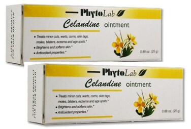 DianaL Boutique Celandine Ointment by PhytoLab Pack of 2
