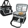 Double Layers Medicine Organizer Storage Bag with Dividers   Pill Bottle Organizer Bag   First Aid Bag   Medication Organizer Bag   Medical Bag for Medical Supplies &amp; Equipment