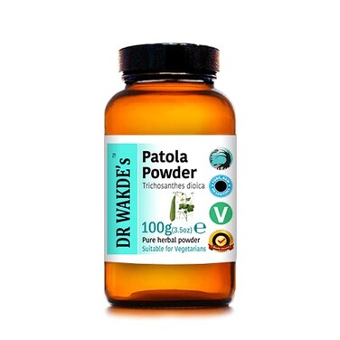 DR WAKDE'S Patola Powder (Trichosanthes dioica) - 100g (3.5oz)   Pure, Raw &amp; Dried Powder   Natural Aroma and Freshness   Fine Powder   Vegan   Premium Grade   Nothing Added, Nothing Removed