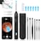 Ear Wax Removal Cleaner with Camera: Favofit Earwax Otoscope with Lights - Endoscope Ear Wax Remover Cleaning for iOS Android