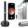 Ear Wax Removal, Ear Cleaner with Camera, Ear Camera with Charging Cable, Ear Wax Removal Tool with 1080P HD, Wireless Otoscope with Light, Ear Wax Removal Kit for iPhone, iPad, Android Phones (Black)
