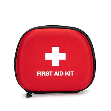 First Aid Hard Case Empty, First Aid Hard Case First Aid EVA Hard Red Medical Bag for Home Health First Emergency Responder Camping Outdoors (5x4x1.8 Small)