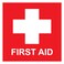 First Aid Sticker, First Aid Decal, Emergency 4 x 4 Inches, First Aid Sticker for Box, Self-Adhesive Vinyl, Emergency First Aid Kit Signs Stickers, Water and Fade Resistance, Indoor &amp; Outdoor (8-PK)