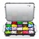 Fullicon Extra Large Pill Organizer with Moisture Proof Design, Travel Jumbo Pill Box with 20 Compartment, Supplement Organizer for Vitamins with 3 Secured Buckles (Black)