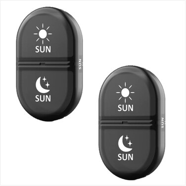 Fullicon Pill Organizer 2 Times a Day, Daily Pill Box AM PM, Replacement Medicine Organizer, Pill Cases Twice a Day with Lable- (Black Replacment 2 Pack)