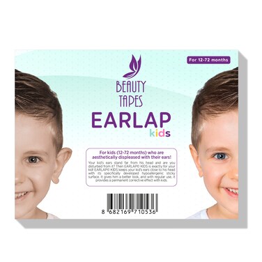 Kids Ear Corrector for Kids (12-72 Months), Protruding Ear Sticker, Protruding Ear Pinning Without Surgery, Permanent Corrective Effect, Contains 20 Kids Corrector, 10 Solaps