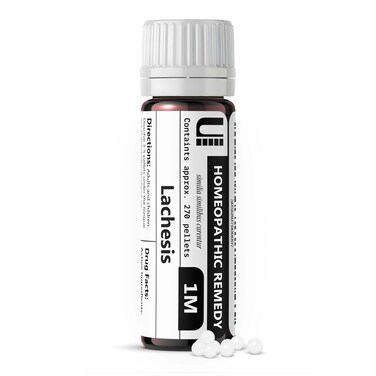 Lachesis 1M Homeopathic Remedy, 270 Pellets