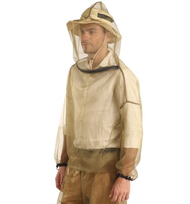Mosquito Jacket - Net Bug Mesh Jacket w/Hood for Outdoor Protection from Bugs, Flies, Gnats, No-See-Ums &amp; Midges - Mosquito Proof Clothing for Men &amp; Women - w/Free Carry Pouch