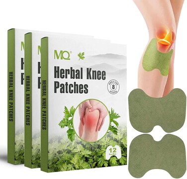 MQ Knee Patches, 36PCS Maximum Strength Warming Herbal Heat Patch, 8 Hour Long Lasting Fast Acting Joint Patches for Knees, Neck, Shoulders, Back