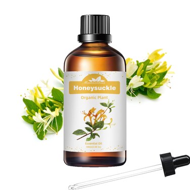 Mumianhua Pure Honeysuckle Essential Oil - Therapeutic Grade Aromatherapy Oil for Skin Care, Diffuser &amp; Candle Making, Natural Floral Fragrance 100ml/3.38 Oz