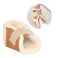 Mybow Sheepskin Heel Protectors for Pressure Sores Lambs Wool Foot Pillow Sheepskin for Bed Sores Medical Heel Booties Ulcer Cushion Bedridden Lambs Wool Padding for Foot Surgery Heel Pain Relief (1)