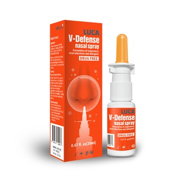 Nasal Spray, Protection from Airborne Viruses and Allegy by Spraying in Nostrils, Drug Free, 0.67 Ounces, Carrageenan