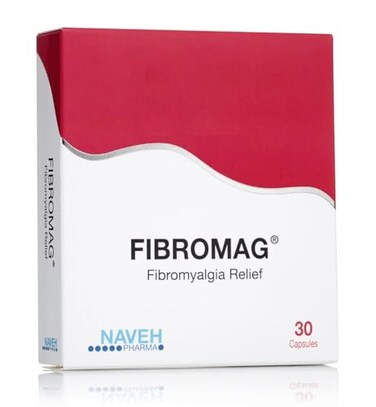 NAVEH PHARMA FIBROMAG - Fibromyalgia Pain and Fatigue Relief Supplements Natural Fast-Acting Extended Release Fibromyalgia &amp; Arthritis Support for Muscle Aches, Exhaustion 30 Ct.