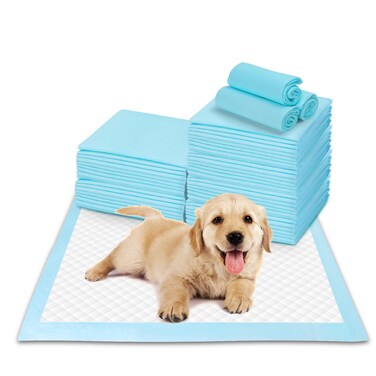 Nobleza Puppy Pads, 50 Count 24"x 23" Super Absorbent Pee Pads for Dogs, Odor Control Potty Training Pads Leakproof 5-Layer Pee Pads with Quick-Dry for Medium to Large Pets Like Cats and Dogs