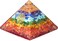 Orgonite Seven Chakra Crystal Pyramid Orgone Energy Crystals Pyramid, Energy Generator, Meditation Tools for Healing Prosperity Generator, Reiki Energy Crystals