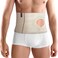 ORTONYX Abdominal Ostomy Belt for Women and Men, Post-Operative Care After Colostomy ileostomy Surgery, Adjastable Stoma Bag Hole/Black S-M