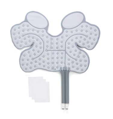 Ossur Cold Rush Cold Therapy Foot and Ankle Pad   Ergonomic Pad for Post-Operative Pain and Swelling   Works with Cryotherapy and Cold Therapy Machines   Includes Hose Connectors and Elastic Straps