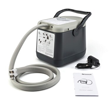 Ossur Cold Rush Compact Therapy Machine System - Quiet, Lightweight Ice Machine for Cryotherapy - Ergonomic Design for Pain and Swelling (Unit Only)
