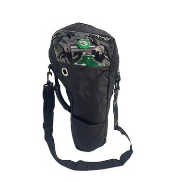 Oxygen Tank Shoulder Bag - Portable Cylinder Holder Bag Fits A, B, C, D, M2, ML6, M7 O2 Tank Carrier Pouch Accessories, 20.8" L x 8.7" W