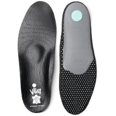 Pedag 288847 Viva Leather Orthotic with Longitudinal Arch, Metatarsal Pad and Heel Cushion, Black, Women's 5