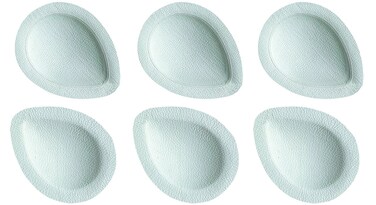 Pedag Drop   German Made   Metatarsal Pads   Anatomically Correct   Metatarsal Arch Support   Vegetable Tan Leather   Self Adhesive   White   Size Large, Fits US Women 11-13 / US Men 8-10   3 Pair