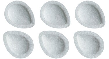 Pedag Drop   German Made   Metatarsal Pads   Anatomically Correct   Metatarsal Arch Support   Vegetable Tan Leather   Self Adhesive   White   Size Small, Fits EU 35-37 / US Women 5-7   3 Pair