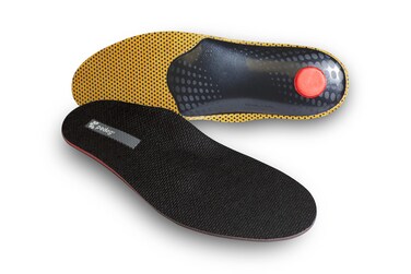 Pedag Plantar Fasciitis   German Made   Arch Support Orthotic Insoles Inserts for Men and Women   Heat Moldable Shoe Inserts   Medium and High Arch   Foot Pain Relief   Anti Odor   Women US 10/ EU 40
