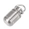Pill Box Case Alloy Pill Waterproof Medicine Box Case Keychain Holder Container Bottle