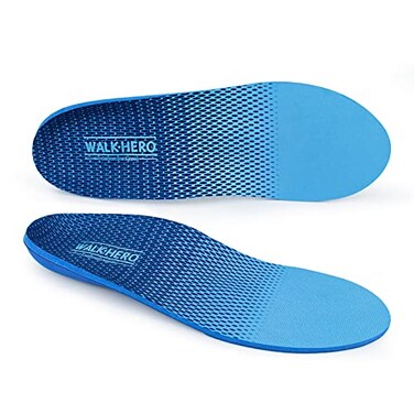 Plantar Fasciitis Feet Insoles Arch Supports Orthotics Inserts Relieve Flat Feet, High Arch (Mens 11-11 1/2   Womens 13-13 1/2)