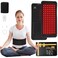 Portable Red Light Therapy Pad Bulb for Neck, Knee &amp; Body, 7 X 15.75 Inch, 105-Beads Wearable 660nm &amp; 850nm Infrared Red Light Therapy Belt Device with Auto Timer