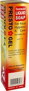 Presto Gel Hemorrhoid Liquid Soap for Anal Hygiene &amp; Care. for Daily Use. pH 7.0 Soothes and Calms Skin irritations, and discomforts in The Anal Area. 8.45Fl.Oz