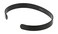 QRAY Gun Metal Lite Steel Golf Athletic Bracelet Men Women C-Shaped Health Wellness Bracelet