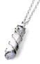 Rainbow Moonstone Healing Crystal Necklace - Lunar Pendant Balance, Inner Light, Love &amp; Creativity