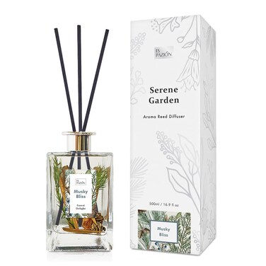 Reed Diffuser Set Home Gift Idea Room Fragrance 500ML (Musky Bliss)