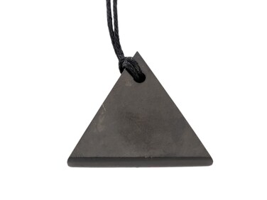 Shungite Pendant Healing Stone for Chakra and Energy Balancing